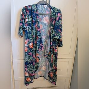 Floral Kimono Cardigan Lularoe Size M